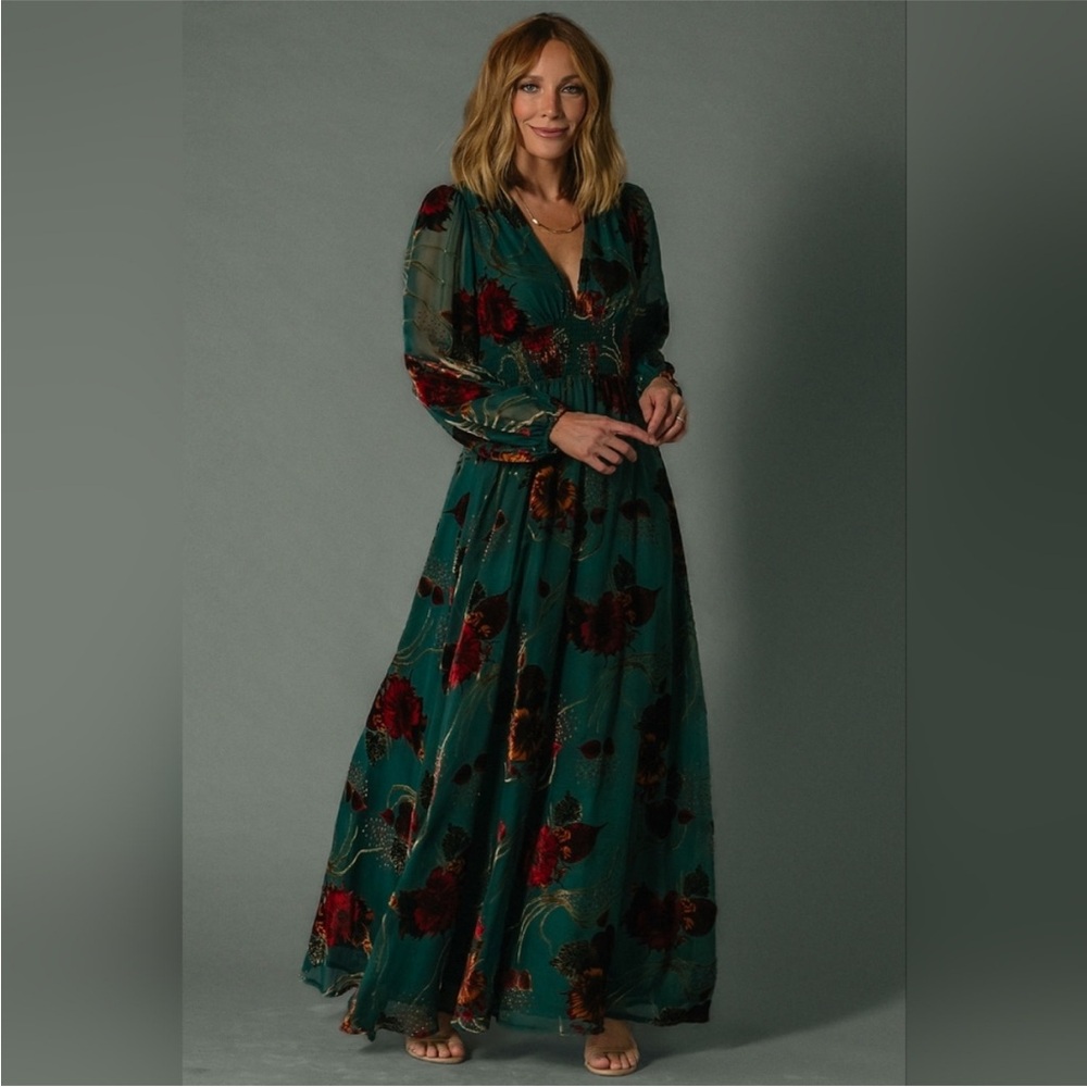 Baltic Born Mikla Dress in Jade. Worn once